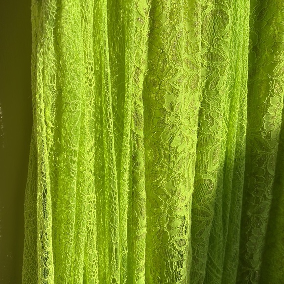 green floral dress lace free people - Picture 2 of 11